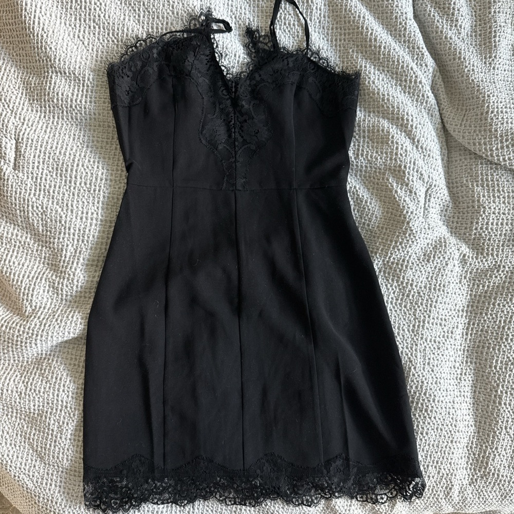 Elegant Black Lace Dress